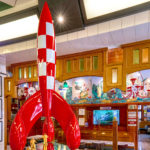 fusee tintin chez leon