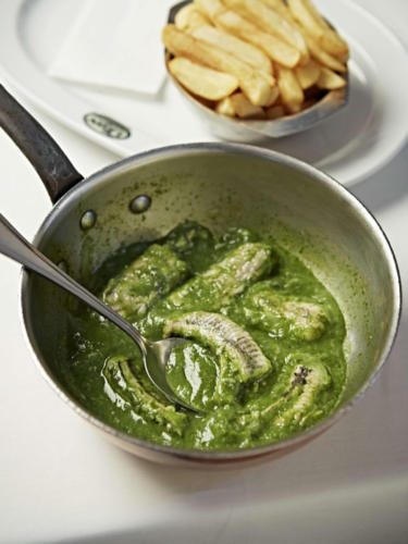 Anguille au vert