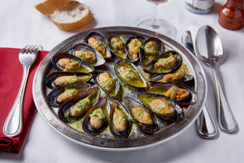 Moules à l'escargot