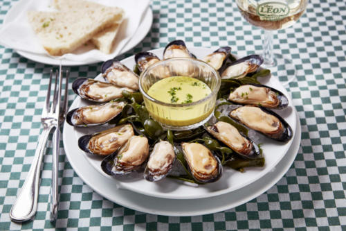 Moules parquées